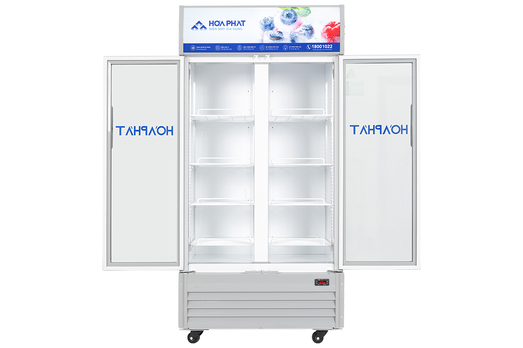 Tủ mát 2 cánh Hòa Phát Inverter 526 lít HSR D8526 Màu Trắng