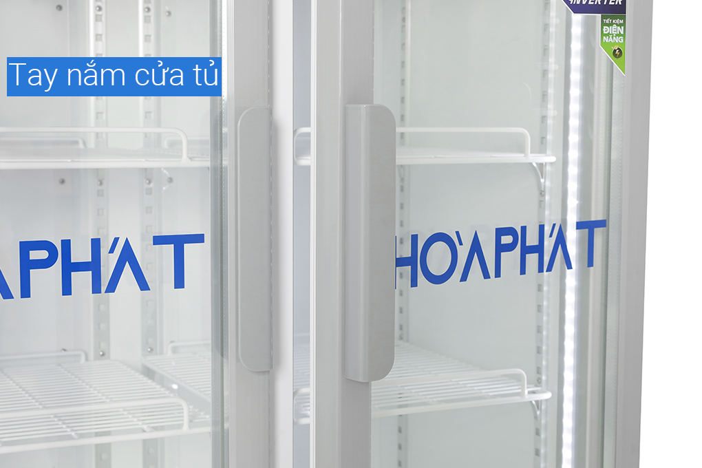 Tủ mát 2 cánh Hòa Phát Inverter 526 lít HSR D8526 Màu Trắng