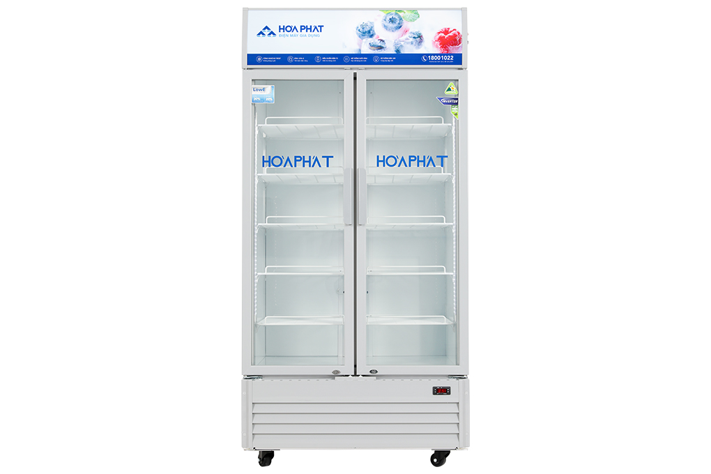 Tủ mát 2 cánh Hòa Phát Inverter 723 lít HSR D8723 Màu Trắng