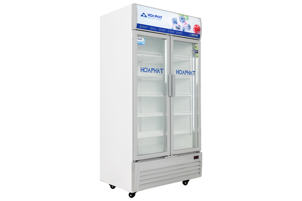 Tủ mát 2 cánh Hòa Phát Inverter 723 lít HSR D8723 Màu Trắng