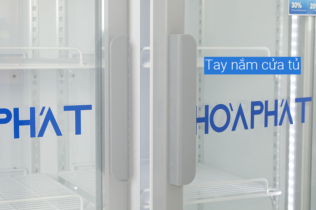 Tủ mát 2 cánh Hòa Phát Inverter 723 lít HSR D8723 Màu Trắng