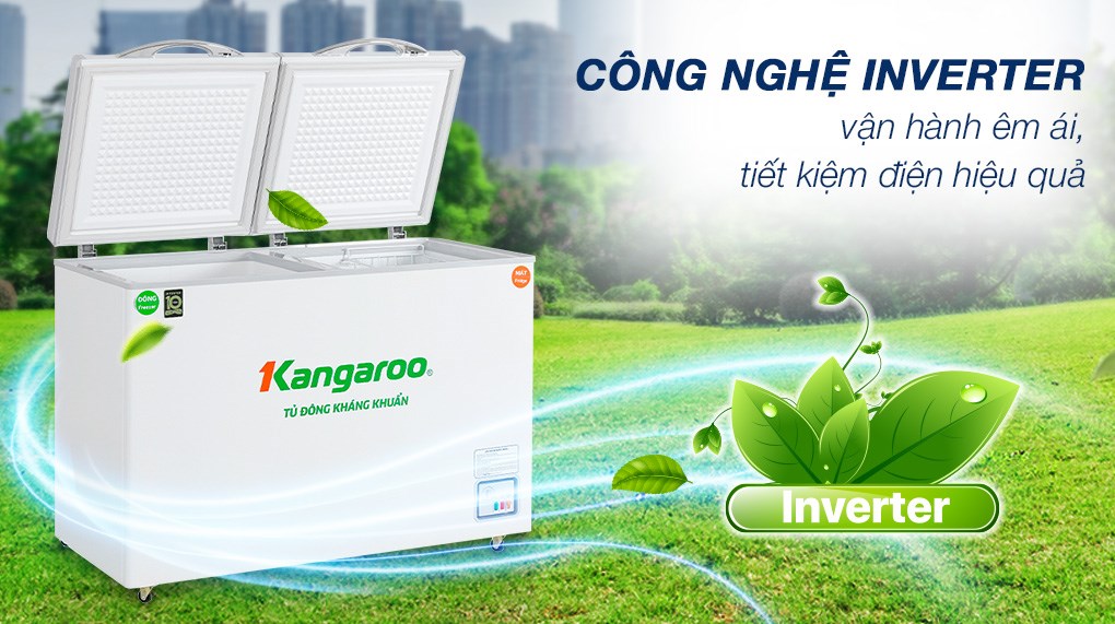 Tủ đông Kangaroo Inverter 252 lít KGFZ400IC2