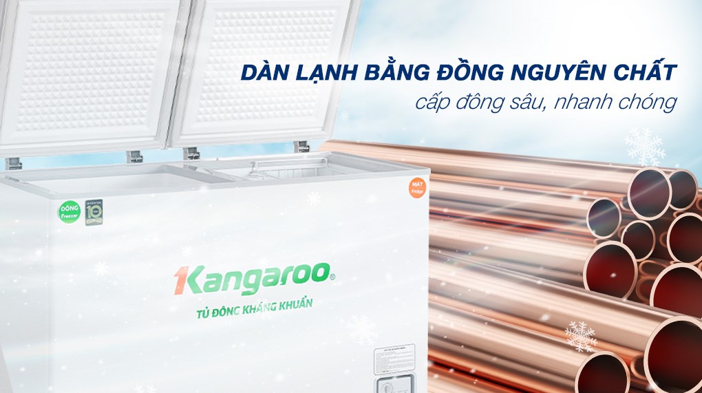 Tủ đông Kangaroo Inverter 252 lít KGFZ400IC2