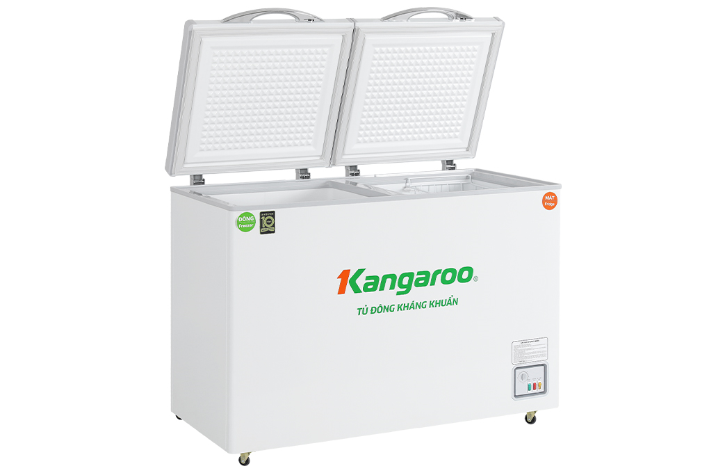 Tủ đông Kangaroo Inverter 252 lít KGFZ400IC2 Màu Trắng