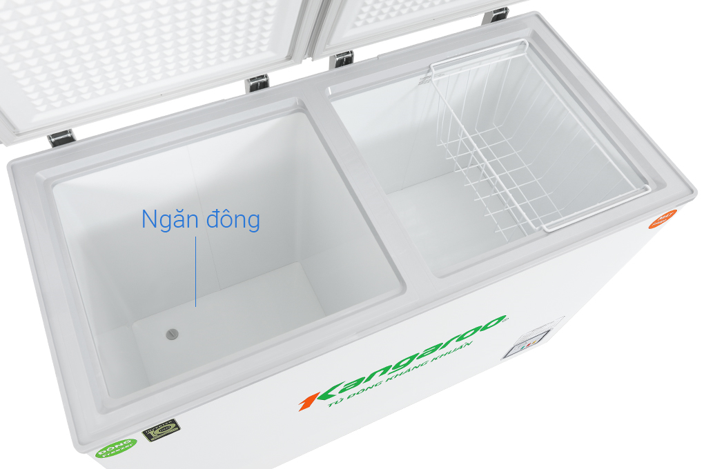 Tủ đông Kangaroo Inverter 252 lít KGFZ400IC2 Màu Trắng