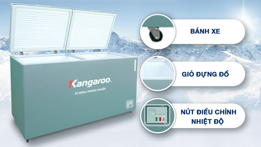 Tủ đông Kangaroo 430 lít KG430G1N