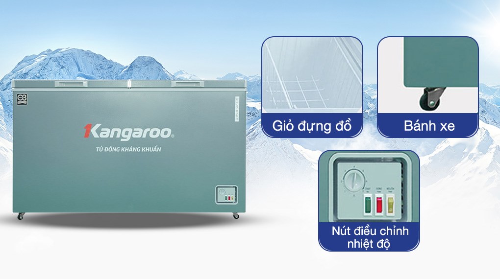 Tủ đông Kangaroo 415 lít KG415G2D
