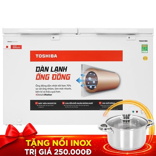 Tủ đông Toshiba Inverter 362 lít GR-RC470CM-PMV(01)