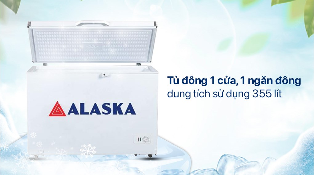 Tủ đông Alaska 355 lít BD-400C