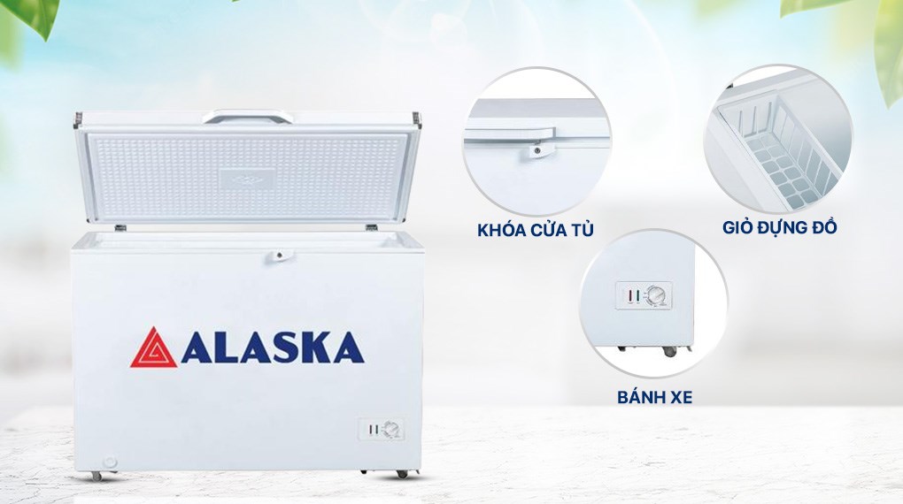 Tủ đông Alaska 355 lít BD-400C