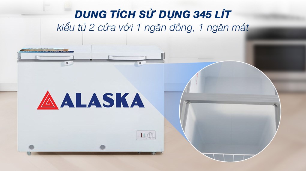 Tủ đông Alaska 345 lít BCD-4568C