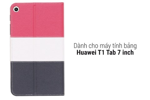 Ốp lưng MTB Huawei T1 Tab 7 inch Nắp gập Sunny JM Đen