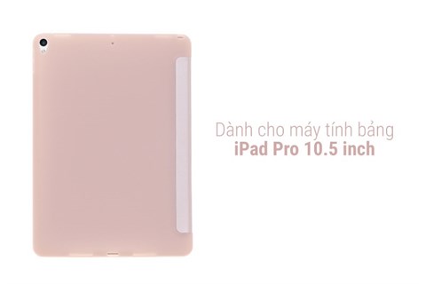Ốp lưng MTB iPad Pro 10.5 inch 2017 Nắp gập Captain U JM Vàng hồng