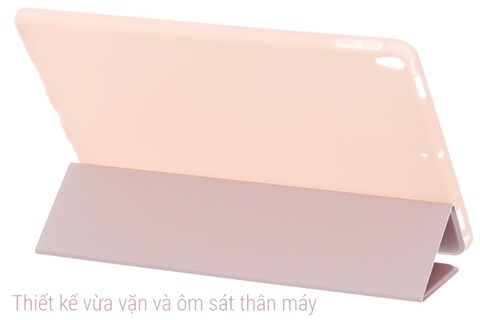 Ốp lưng MTB iPad Pro 10.5 inch 2017 Nắp gập Captain U JM Vàng hồng