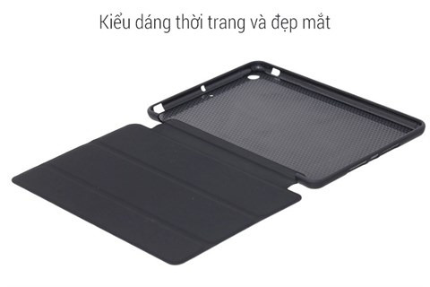 Ốp lưng MTB iPad Mini Nắp gập Captain U JM Đen