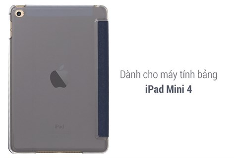Ốp lưng MTB iPad Mini 4 Nắp gập Silk Skin JM Xanh Navy