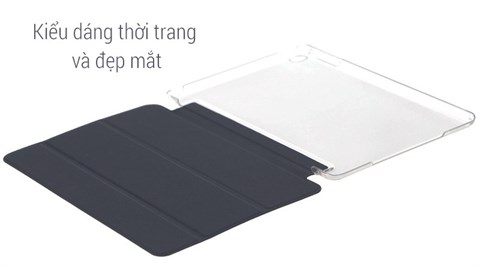 Ốp lưng MTB iPad Mini 4 Nắp gập Silk Skin JM Xanh Navy