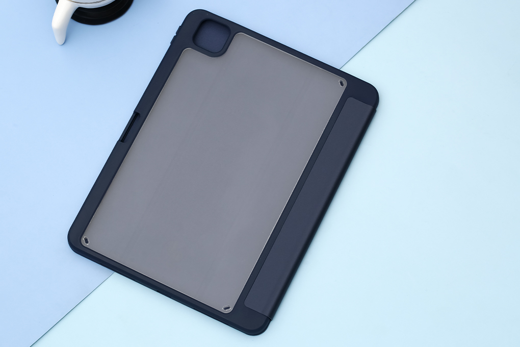 Ốp lưng iPad Pro 11 inch 2021 Nhựa cứng viền dẻo Carbon Proud JM