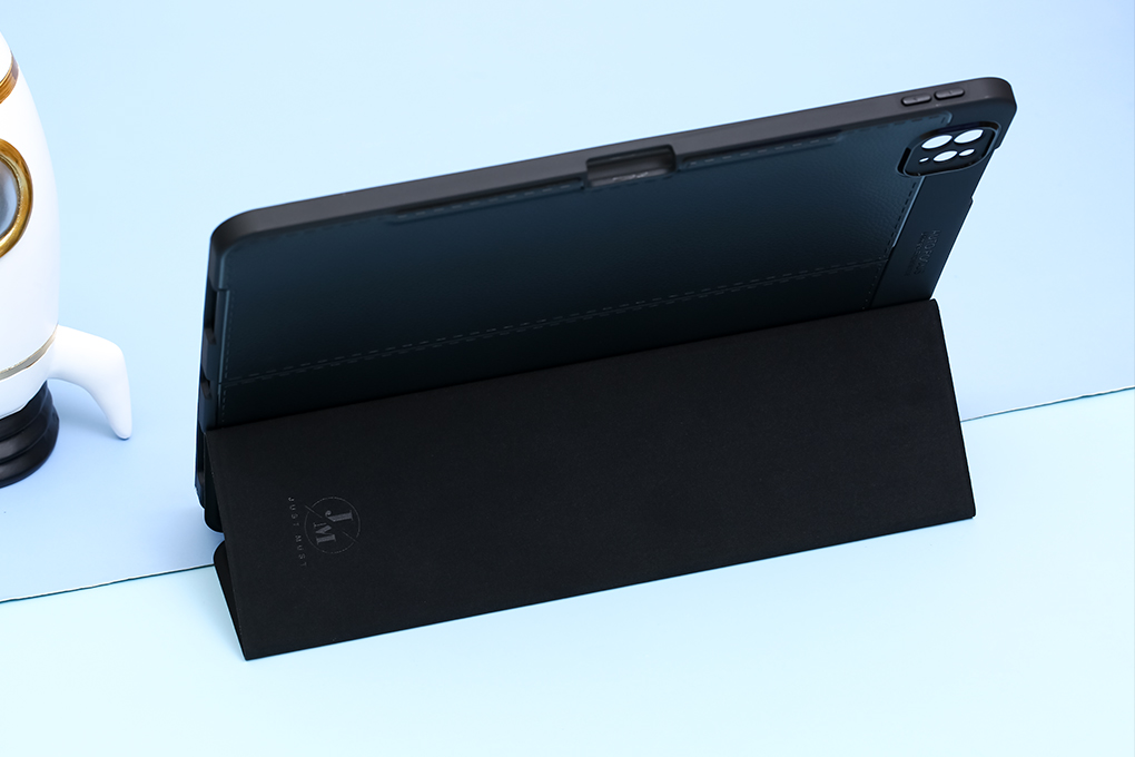 Ốp lưng iPad Pro 12.9 inch 2021 Nhựa dẻo Armour JM Đen