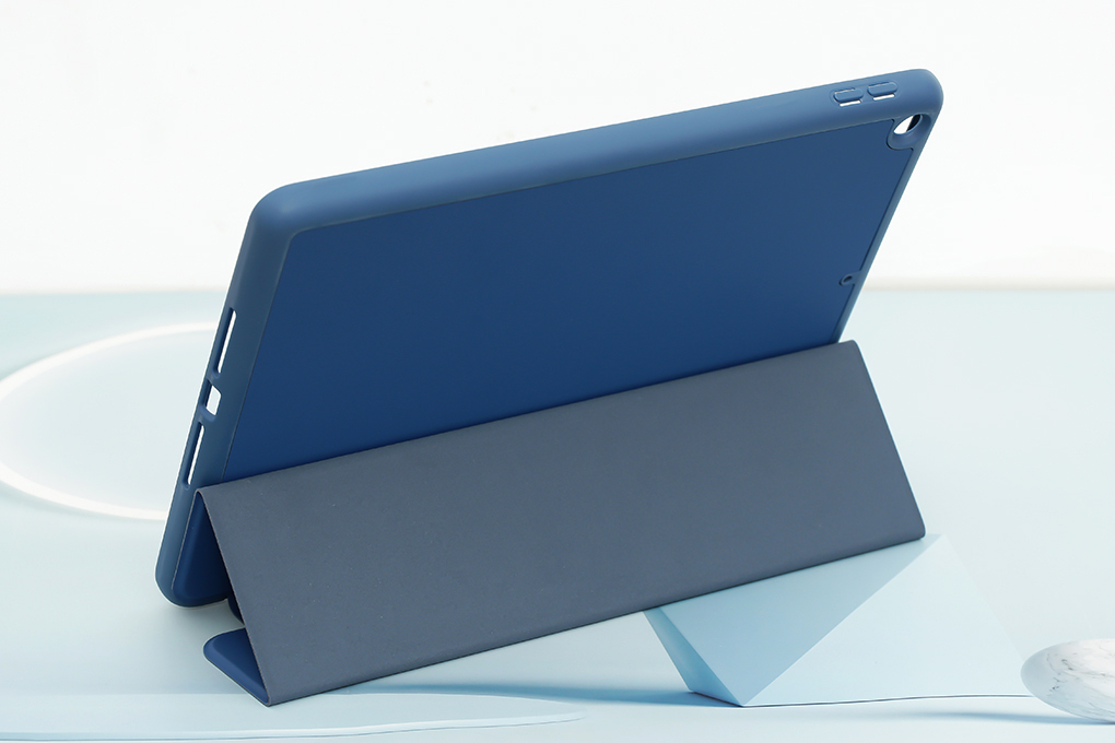 Bao da nắp gập iPad 10.2 inch ESR Rebound Pencil Chính hãng Màu Xanh Navy