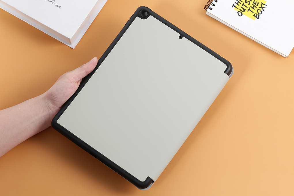 Bao da nắp gập iPad 10.2 inch ESR Rebound Pencil Chính hãng Màu Xám