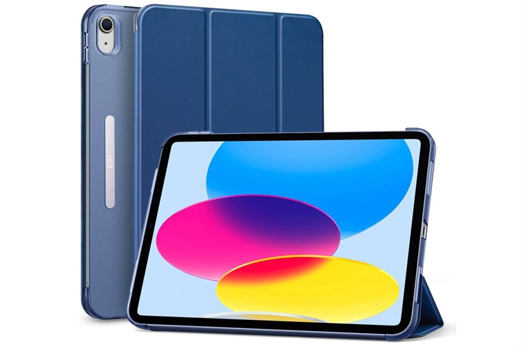 Bao da nắp gập iPad 10 ESR ASCEND TRIFOLD Chính hãng Màu Xanh Navy