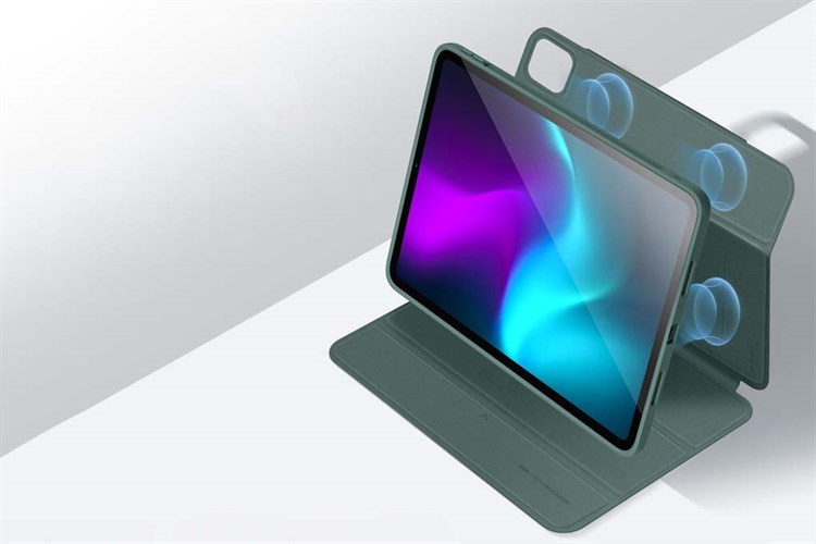 Bao da nắp gập iPad Pro 11 inch ESR Rebound Hybrid 360 Chính hãng Màu Xanh rêu