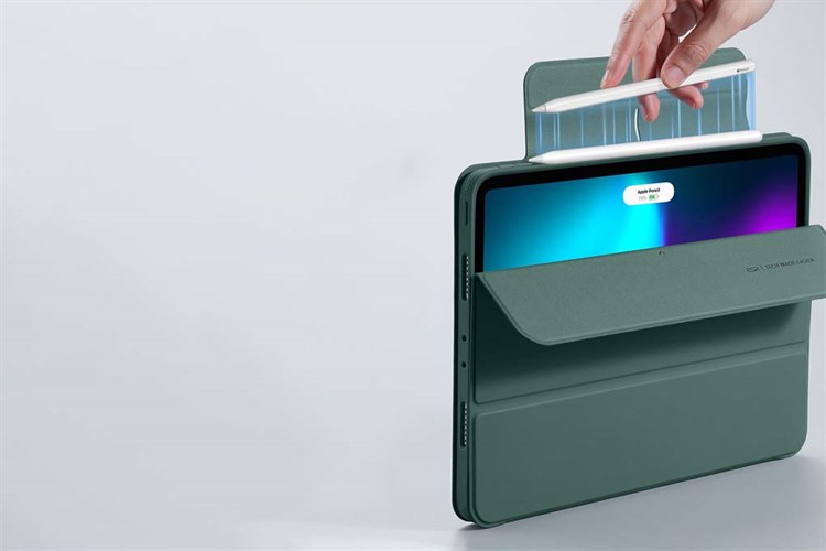 Bao da nắp gập iPad Pro 11 inch ESR Rebound Hybrid 360 Chính hãng Màu Xanh rêu