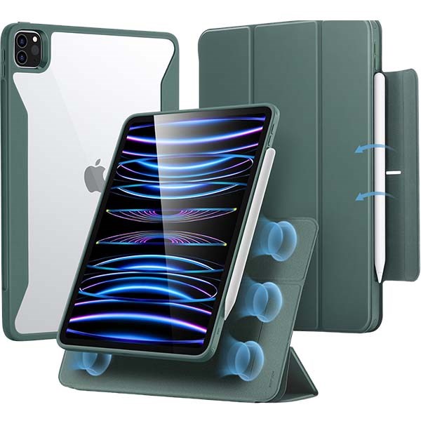Bao da nắp gập iPad Pro 11 inch ESR Rebound Hybrid 360 Chính hãng
