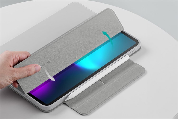 Bao da nắp gập iPad Pro 11 inch ESR Rebound Hybrid 360 Màu Xám