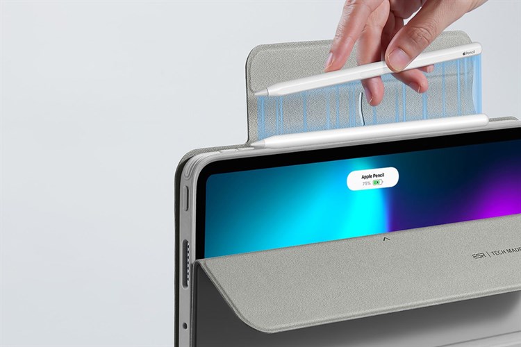 Bao da nắp gập iPad Pro 11 inch ESR Rebound Hybrid 360 Màu Xám