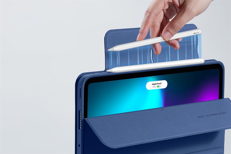 Bao da nắp gập iPad Pro 11 inch ESR Rebound Hybrid 360 Màu Xanh Dương