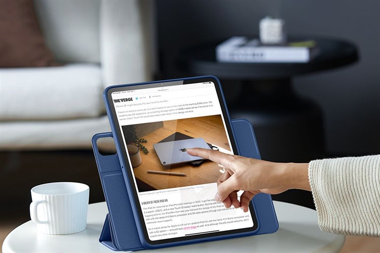 Bao da nắp gập iPad Pro 11 inch ESR Rebound Hybrid 360 Màu Xanh Dương