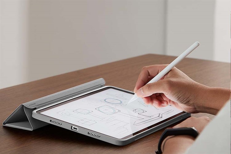 Bao da nắp gập iPad Pro 11 inch ESR Ascend Hybrid Chính hãng Màu Xám