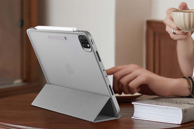 Bao da nắp gập iPad Pro 11 inch ESR Ascend Hybrid Chính hãng Màu Xám