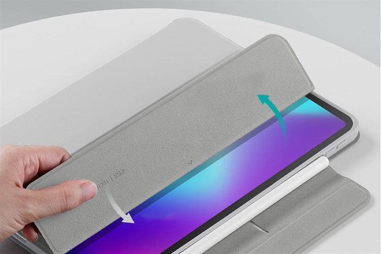 Bao da nắp gập iPad Pro 12.9 inch ESR Rebound Hybrid 360 Chính hãng Màu Xám