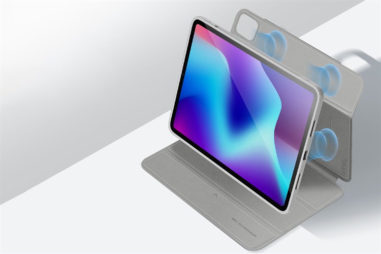 Bao da nắp gập iPad Pro 12.9 inch ESR Rebound Hybrid 360 Chính hãng Màu Xám