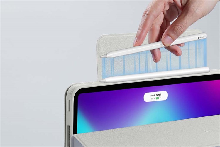 Bao da nắp gập iPad Pro 12.9 inch ESR Rebound Hybrid 360 Màu Trắng