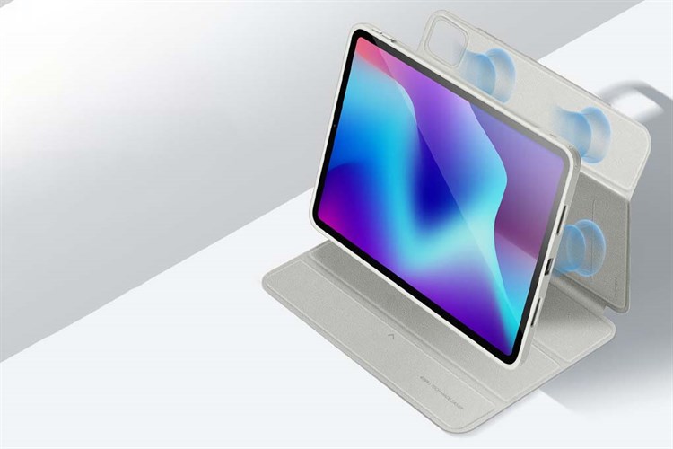 Bao da nắp gập iPad Pro 12.9 inch ESR Rebound Hybrid 360 Màu Trắng