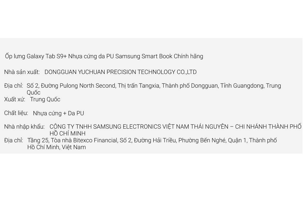Bao da Galaxy Tab S9+/ Tab S9 FE+/ Tab S10+ Samsung Thông minh Chính hãng - 9