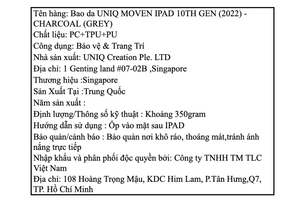 Bao da iPad A16/ iPad 10 UNIQ MOVEN - 4