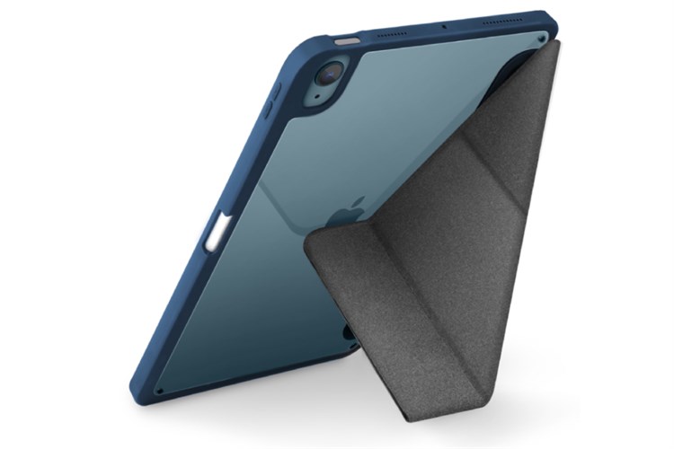 Bao da nắp gập iPad Air 10.9 UNIQ MOVEN ANTIMICROBIAL Chính hãng Màu Xanh Dương