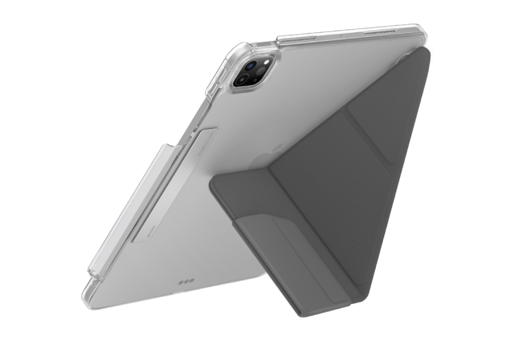 Bao da iPad Pro 13 M4/M5 UNIQ CAMDEN CLICK Chính hãng Màu Xám
