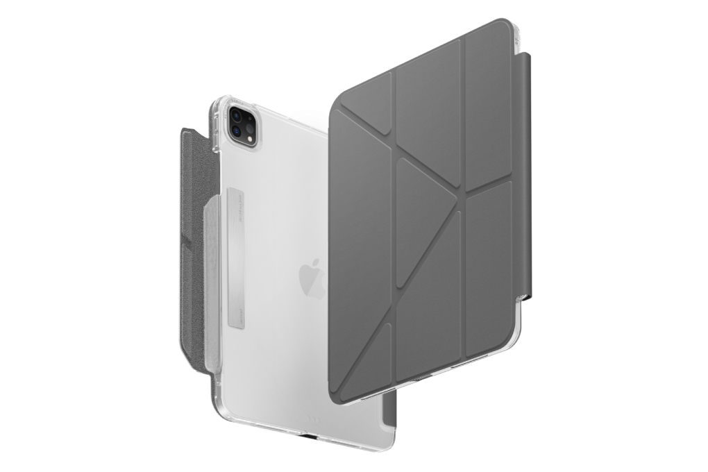 Bao da iPad Pro 13 M4/M5 UNIQ CAMDEN CLICK Chính hãng Màu Xám