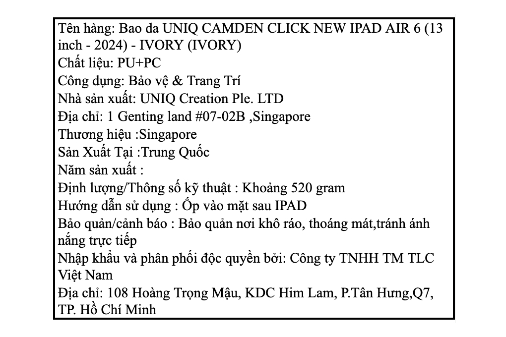 Bao da nắp gập iPad Air M4/M3/M2 13 inch UNIQ CAMDEN CLICK - 4