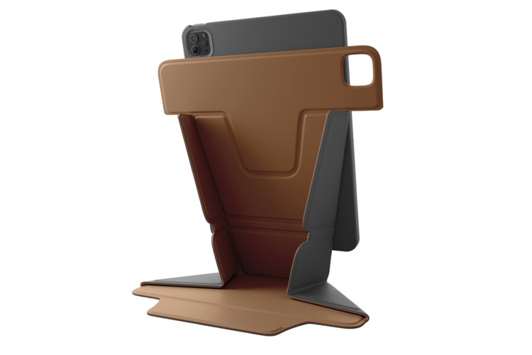 Bao da nắp gập iPad Pro 11 M4/M5 Nhựa TPU da PU UNIQ RYZE 360 Màu Nâu