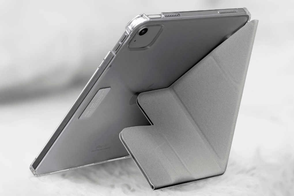 Bao da nắp gập iPad Air M4/M3/M2 13 inch Nhựa PC da PU LAUT HUEX FOLIO Màu Xám