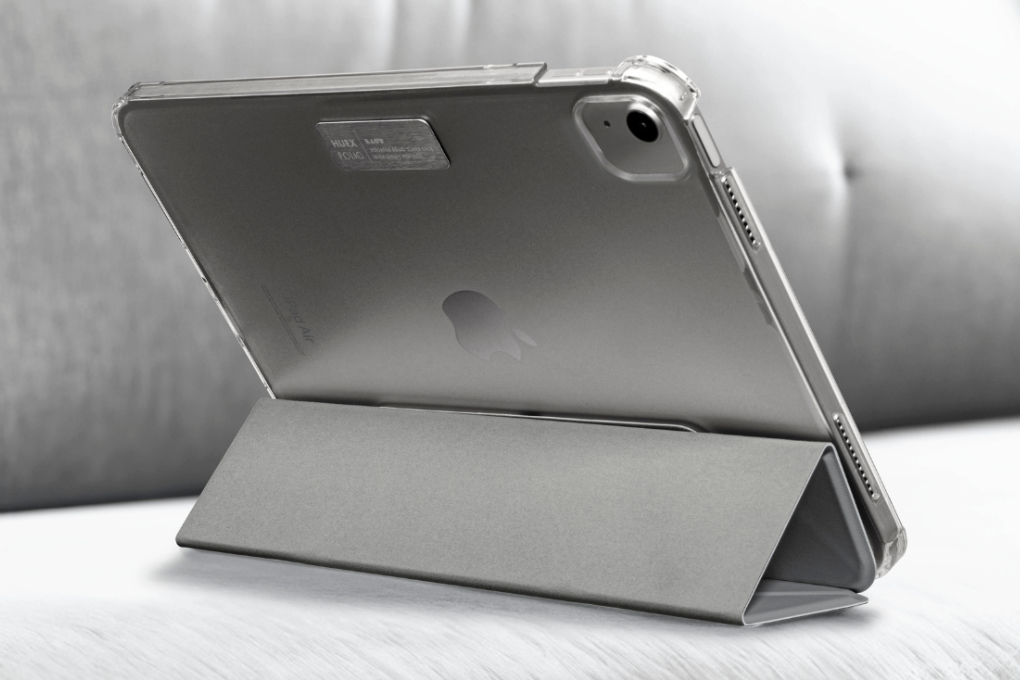 Bao da nắp gập iPad Air M4/M3/M2 13 inch Nhựa PC da PU LAUT HUEX FOLIO Màu Xám