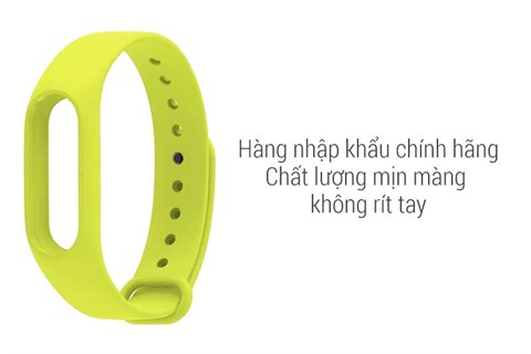Vòng tay thay thế Mi-Band 2 Xanh lá
