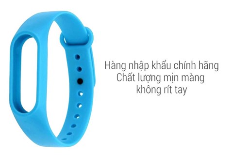 Vòng tay thay thế Mi-Band 2 Xanh dương